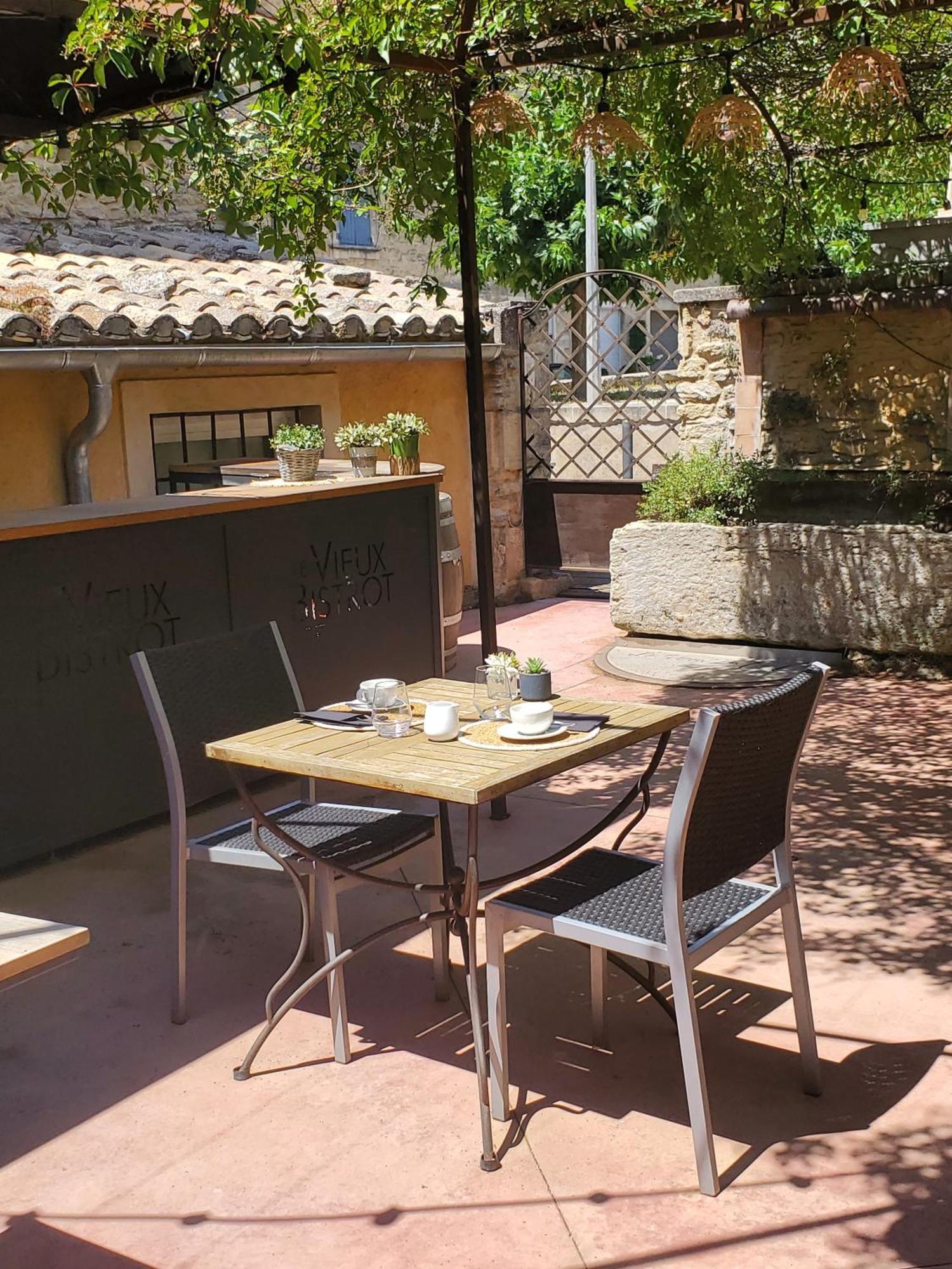 Chambres Du Vieux Bistrot Cabrières-dʼAvignon Esterno foto
