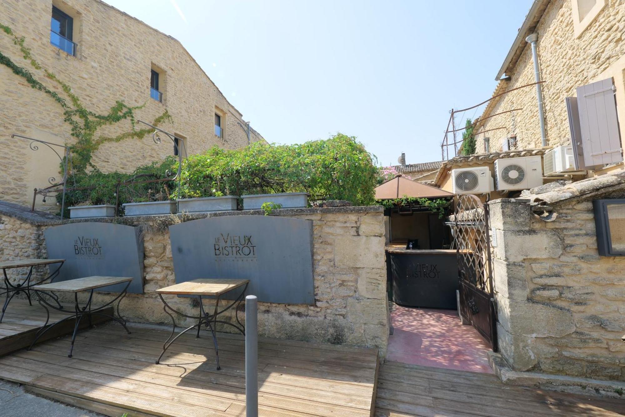 Chambres Du Vieux Bistrot Cabrières-dʼAvignon Esterno foto