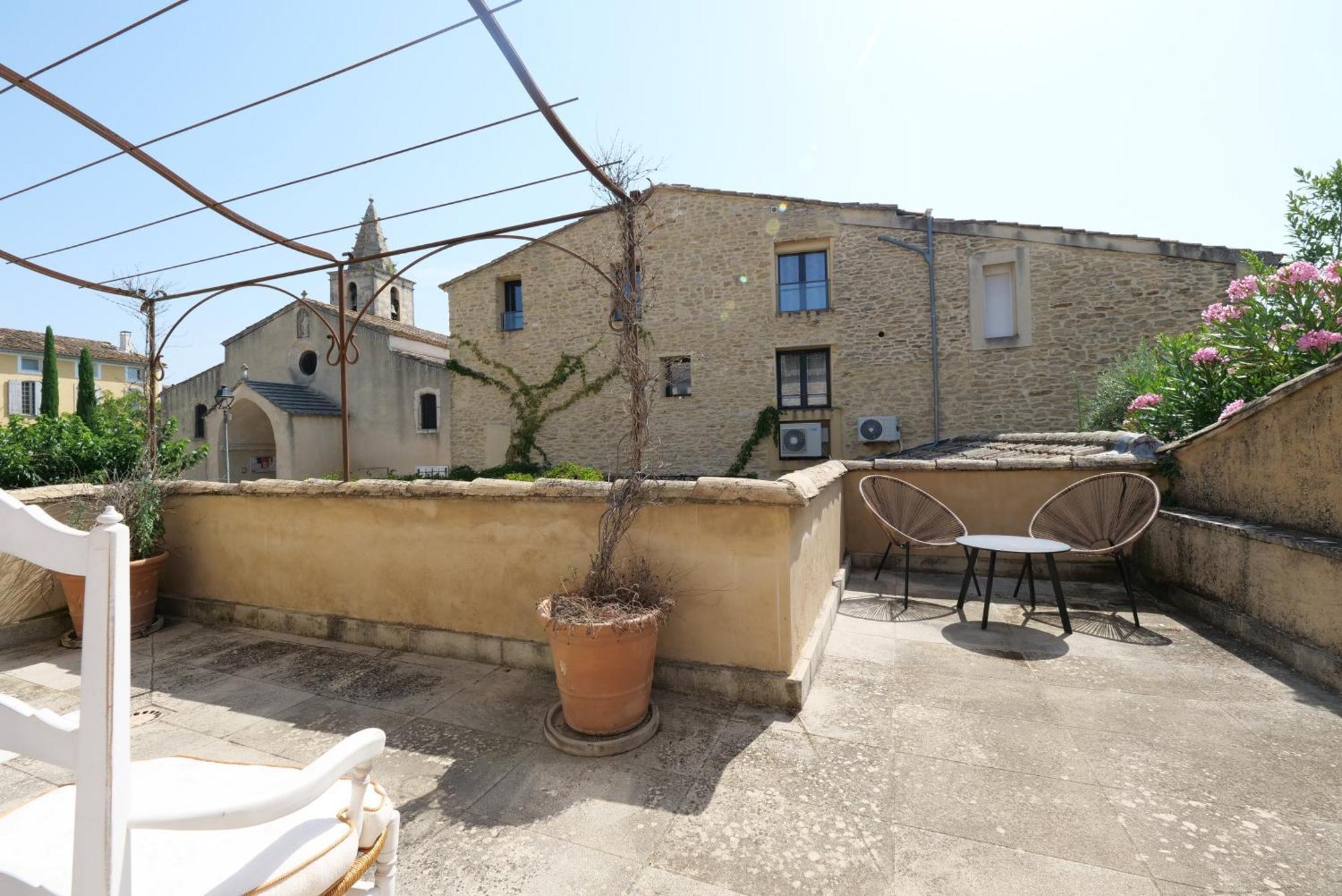 Chambres Du Vieux Bistrot Cabrières-dʼAvignon Esterno foto
